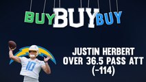 Take Justin Herbert To Go Over 36.5 Passing Attempts On Sunday Vs. Raiders