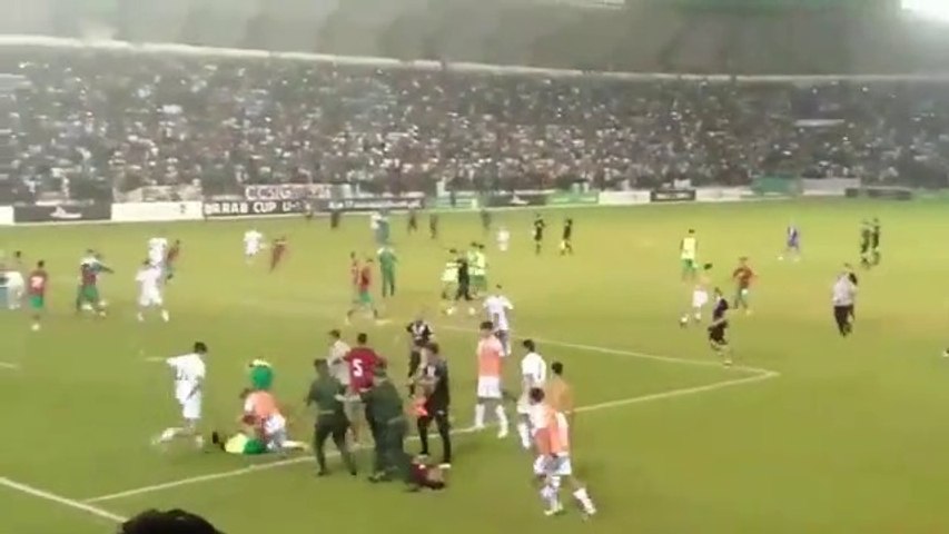 Fin de match Algérie Maroc  نهاية المقابلة