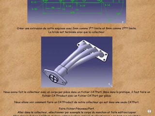 Création d'un collecteur d'échapement avec CATIA V5.