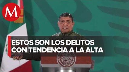 Zacatecas es primer lugar en extorsión, afirma titular de Sedena; homicidio va al alza