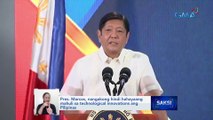 Pres. Marcos, nangakong hindi hahayaang mahuli sa technological innovations ang Pilipinas | Saksi