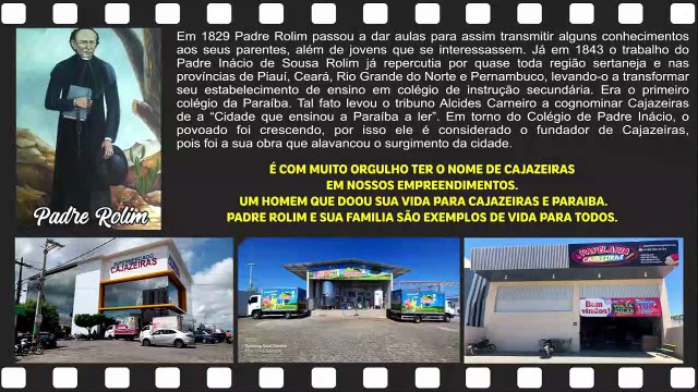 Supermercado Cajazeiras faz homenagem ao Padre Rolim