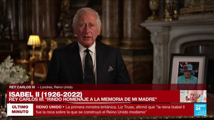 "Prometo servirles con respeto, seguridad y amor": Carlos III al pueblo británico