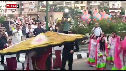 الشرقية تحتفل بالعيد القومي على أنغام الفلكلور الشعبي