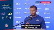 McVay shoulders blame for Rams opening day defeat