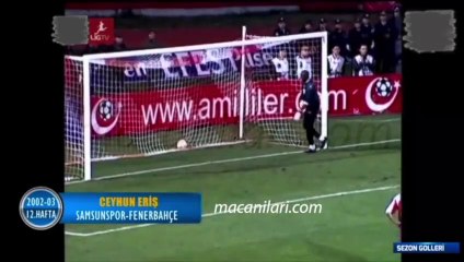 Samsunspor 1-3 Fenerbahçe [HD] 10.11.2002 - 2002-2003 Turkish Super League Matchday 12 (Only Fenerbahçe's Goals)