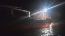 Çanakkale Boğazı'nda makine arızası yapan gemiyi kurtarma çalışmaları başlatıldı