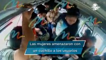Dos mujeres se hacen pasar por dulceras y asaltan a pasajeros de combi en Ecatepec