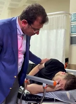 İmamoğlu, metrobüs kazasında yaralananları hastanede ziyaret etti