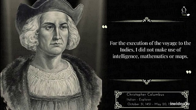 I am the one who discovered America.Christopher Columbus.Here are some of I am the one who discovered America.