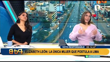 Conoce las propuestas de Elizabeth León, la única mujer que postula a la alcaldía de Lima