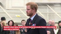 Llegó tarde: el príncipe Harry no alcanzó a despedirse de la reina Isabel II