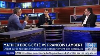 Le conservateur Mathieu Bock-Côté contre la droite dure et méchante VS le millionnaire François Lambert