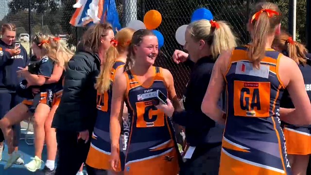 MGYCW celebrates after defeating Calivil in the grand final