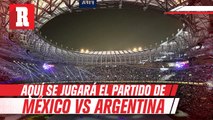 En este estadio jugará México vs Argentina