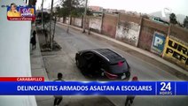 Carabayllo: Delincuentes encañonan y asaltan a escolares