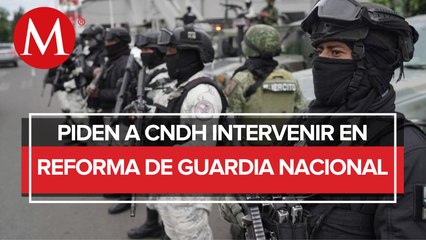 Piden a CNDH interponer una acción de inconstitucionalidad a la reforma de la Guardia Nacional