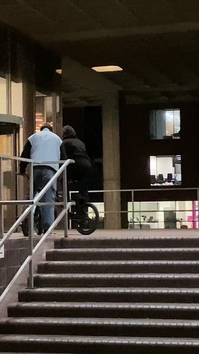 BMX Bike Trick Falls Flat