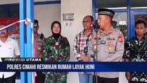 Polres Cimahi Polda Jabar Bersama BRI Cabang Cimahi, Mahasiswa HMI Siliwangi dan Mahasiswa Politekdik TEDC Resmikan Rutilahu ke-13 di Kp. Nyalindung Rt 01 Rw 05 Kel. Citeureup Kec. Cimahi Utara Kota Cimahi.