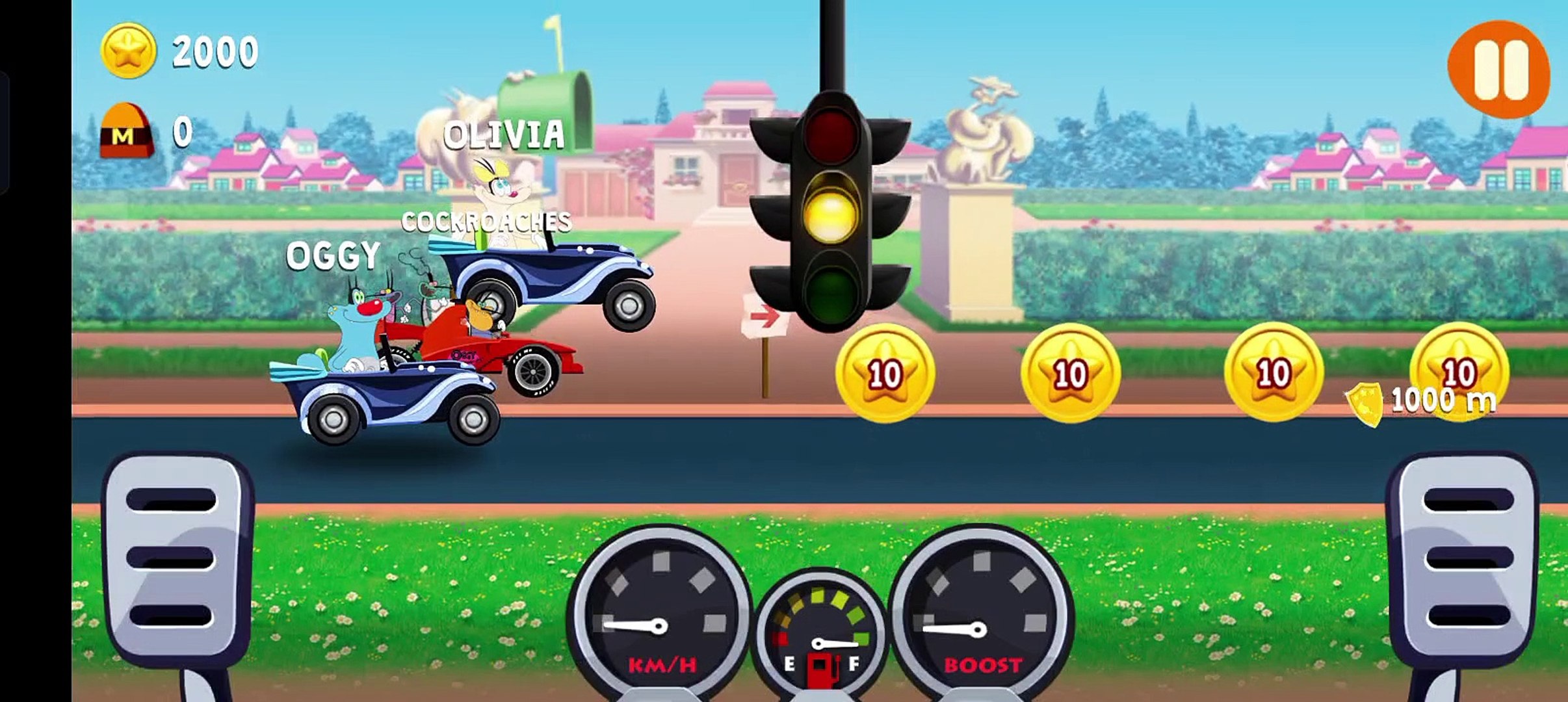 Oggy and the Cockroaches car racing games..2022 #gaming #oggy #kids - video  Dailymotion