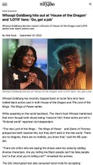 Whoopi Goldberg Rails Against “Racist” Rings Of Power Fans. I have An Idea.