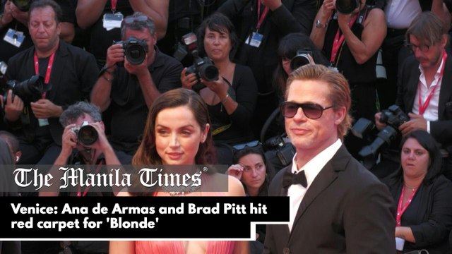Venice: Ana de Armas and Brad Pitt hit red carpet for 'Blonde'