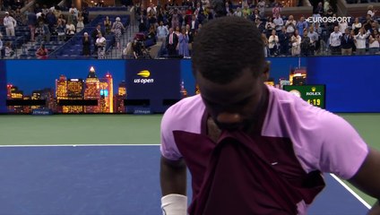 Déçu et ému, Tiafoe : "J'ai l'impression de vous avoir laissé tomber, ça fait mal"