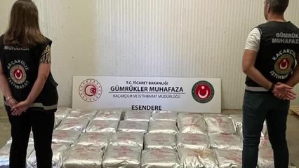 Esendere Gümrük Kapısı'nda 513 kilogram eroin ele geçirildi