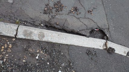 'Flash flooding caused my road to collapse' in Yorkshire