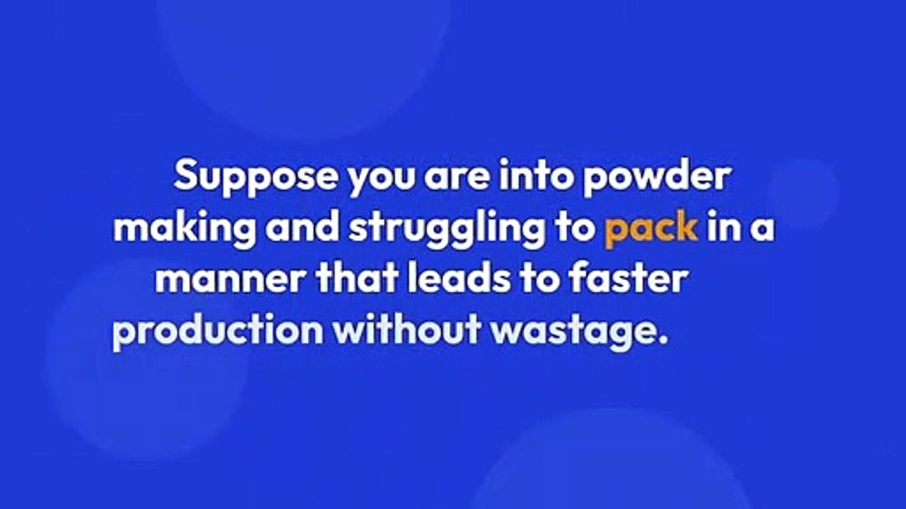 Powder Packing Machine Manufacturer | Ess Pee Packaging Machines