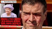 Gritos e insultos contra Pedro Sánchez cuando va a dar el pésame a la embajada británica: 