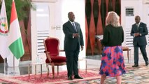 Le Président Alassane Ouattara a reçu les lettres de créances de six nouveaux ambassadeurs accrédités en Côte d’Ivoire