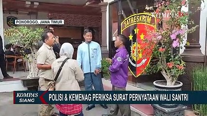 Polisi dan Kemenag Periksa Surat Pernyataan Wali Santri yang Dibuat oleh Pondok Pesantren Gontor