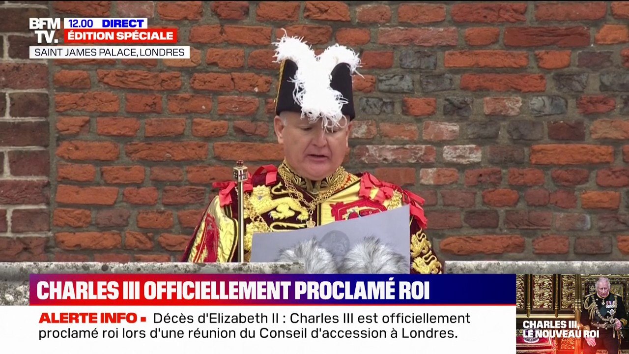 Charles III est officiellement proclamé roi du...