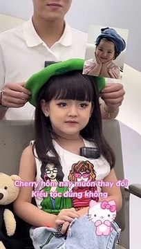 Bé gái thay đổi ngoại hình ngoạn mục sau làm tóc: Là mẫu nhí nổi tiếng chạy show không kịp