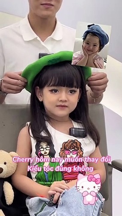 Bé gái thay đổi ngoại hình ngoạn mục sau làm tóc: Là mẫu nhí nổi tiếng chạy show không kịp