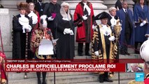 REPLAY - Revivez la proclamation publique du roi Charles III devant le bâtiment du Royal Exchange