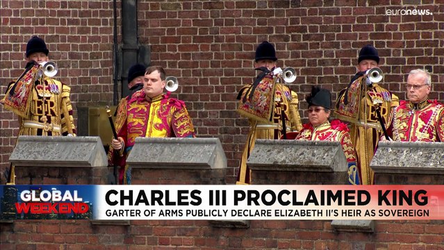 Charles III proclaimed King to fanfare and gun salutes across Britain