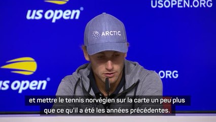 US Open - Ruud veut "mettre le tennis norvégien sur la carte" et prend exemple sur Erling Haaland