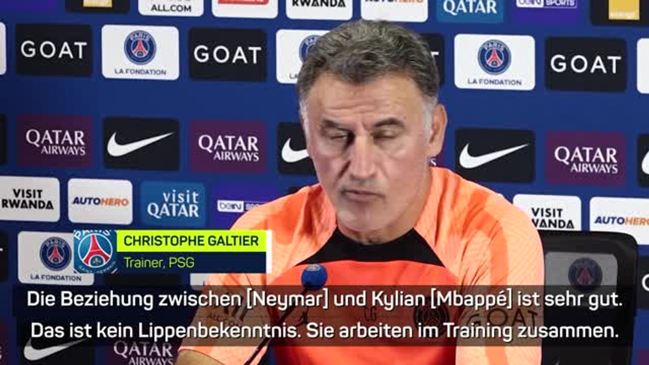 Galtier bestätigt Streit zwischen Neymar und Mbappe