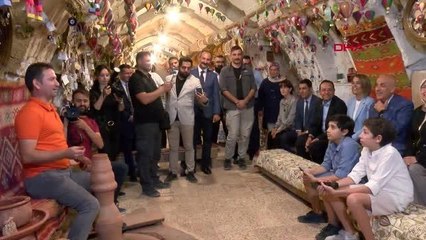 Bakan Kirişci, sıcak hava balonu ile uçtu