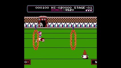 Circus Charlie (NES) Level A - Complete - No Deaths