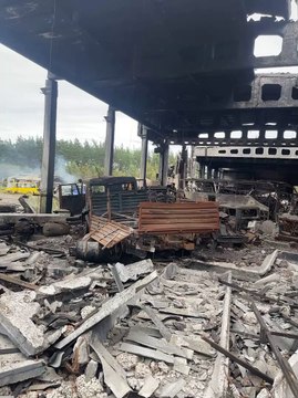 War in Ukraine , American Himars systems help the Ukrainian military destroy Russian military equipment