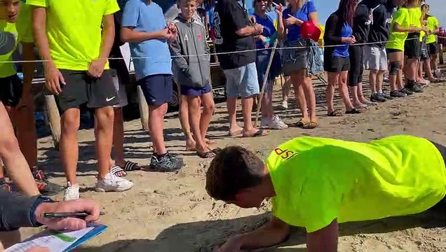 Allan (JSP Martigues) remporte le concours de gainage