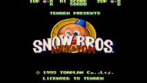 Snow Bros. (SEGA MEGA DRIVE) Complete - No Deaths