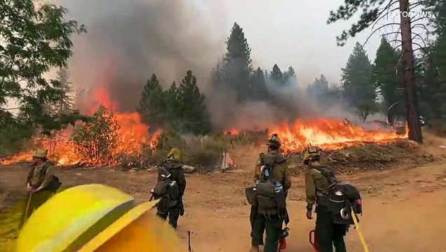 Новые лесные пожары в Калифорнии