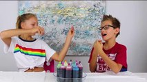 3 Color Tie Dye Shirt Challenge!!! SIS vs BRO