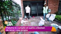 Maluma cumple el sueño de un fan y le regala una casa