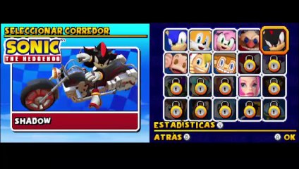 Sonic & Sega All-Stars Racing - Copa Samba Shadow #sonicracing #shadowthehedgehog #rj_anda