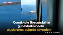 Yunanistan unsurları, Bozcaada açıklarındaki Ro-Ro gemisine taciz ateşi açtı